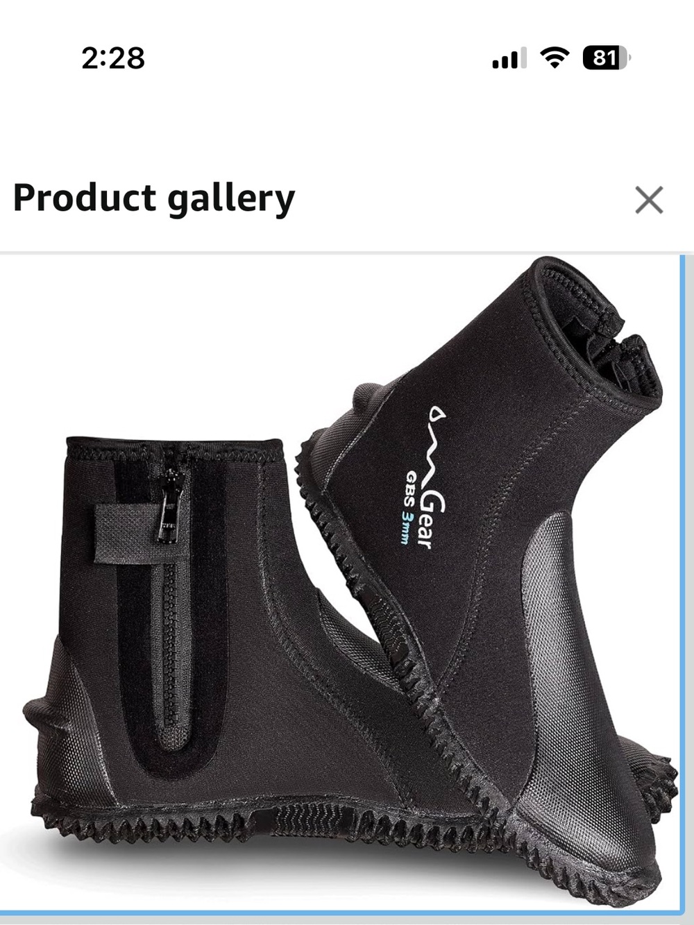 NWT OMgear driving boots 3mm water boots size 2XL